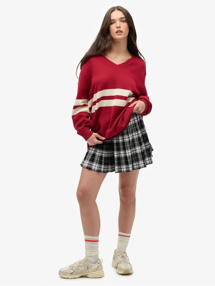 Red Striped Sweater