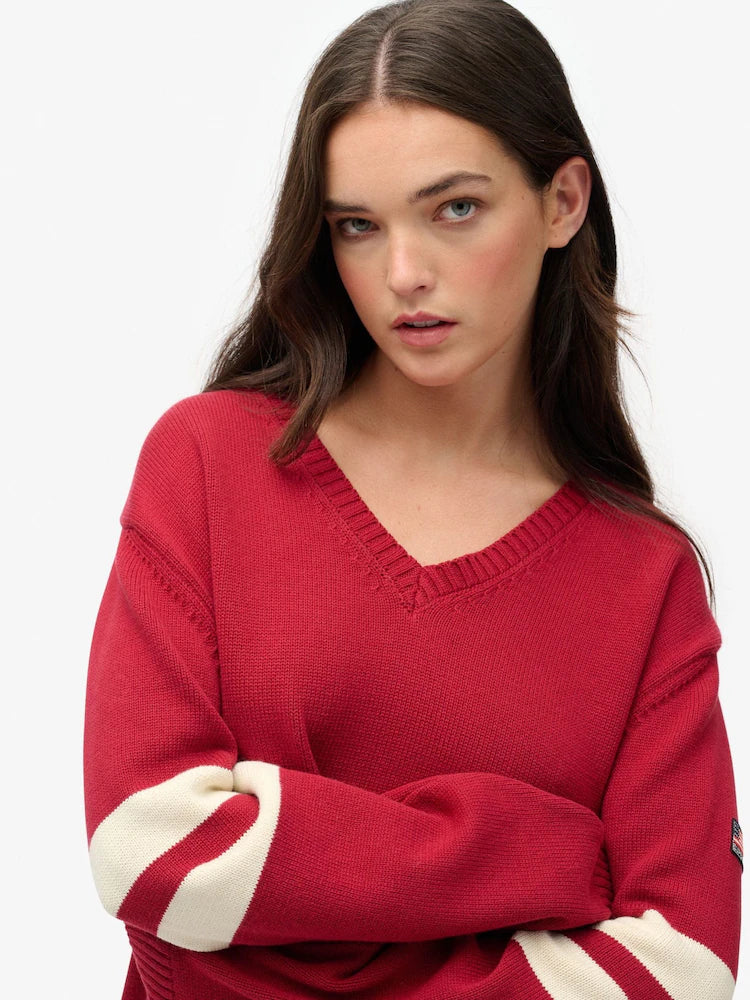 Red Striped Sweater
