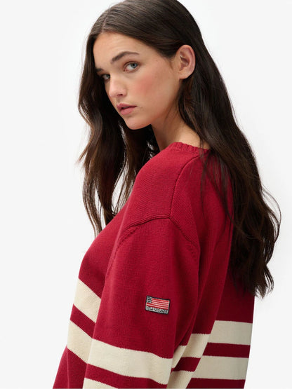 Red Striped Sweater